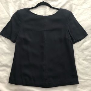 Ted baker navy NWOT blouse